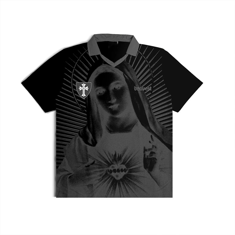 Sister Mary Printed Polo T-Shirt