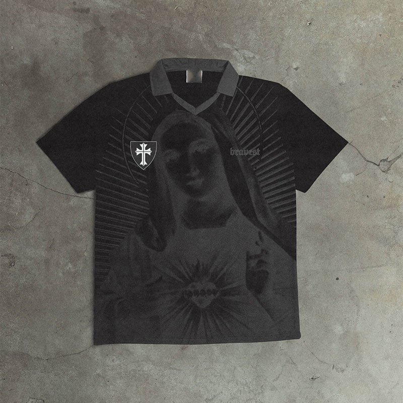 Sister Mary Printed Polo T-Shirt