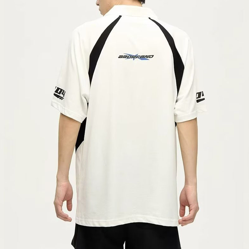 Hip Hop Spliced Racing Suit T-Shirt