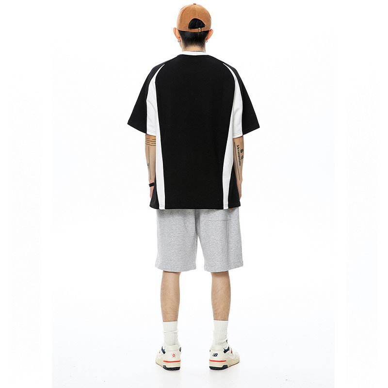 Hip Hop Spliced Racing Suit T-Shirt