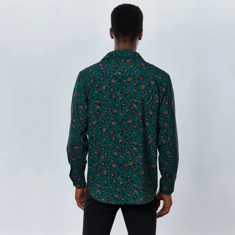 Men's Leopard Long Sleeve Shirt