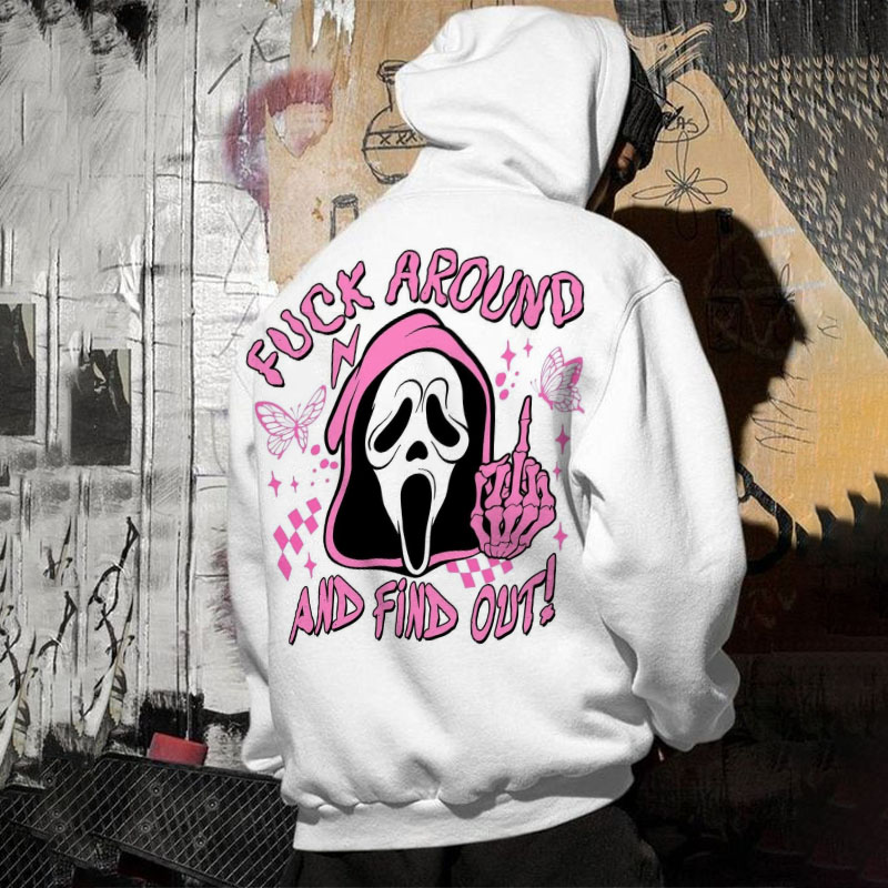 Hip Hop Halloween Cotton Hoodie