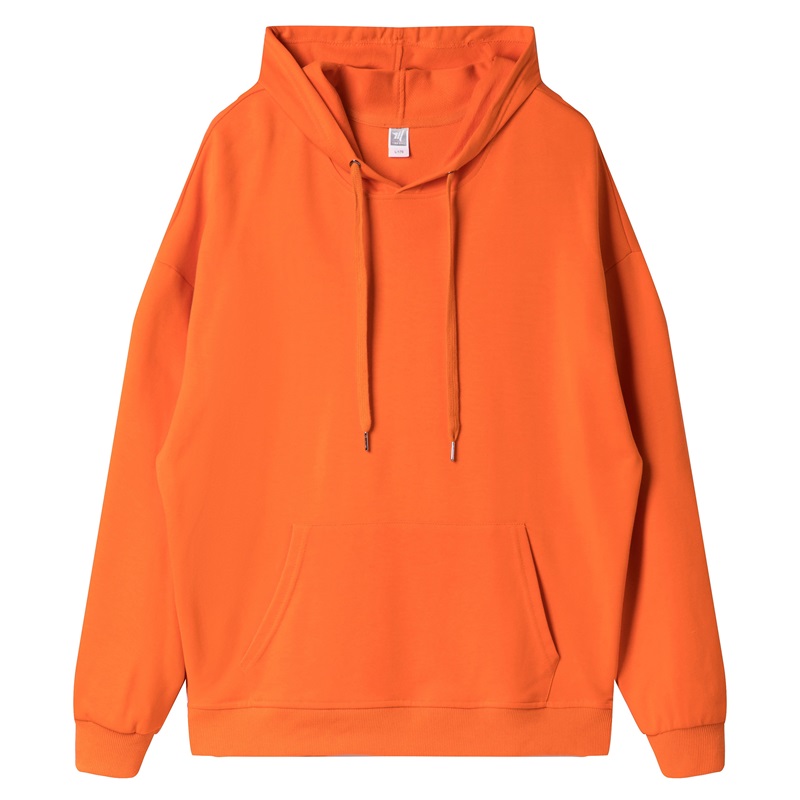 Unisex Solid Color Basic Hoodie