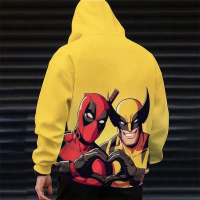 Comic Book Movie Graffiti Colorblock Hoodie