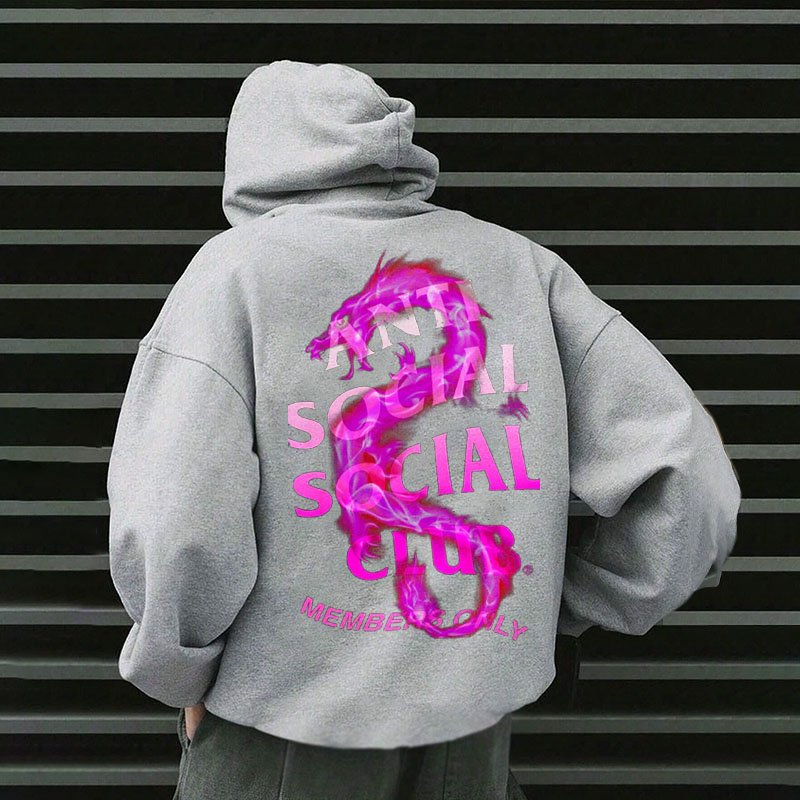 Hip Hop Collision Alphabet Dragon Hoodie