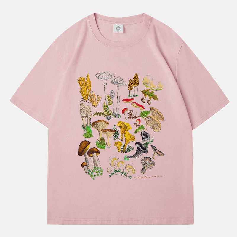 Mushrooms Natural T-shirt