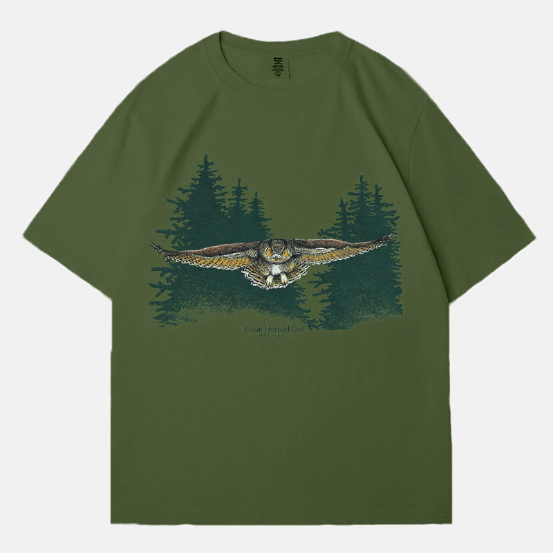 Owl In Flight T-shirt