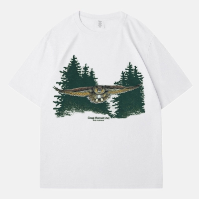 Owl In Flight T-shirt