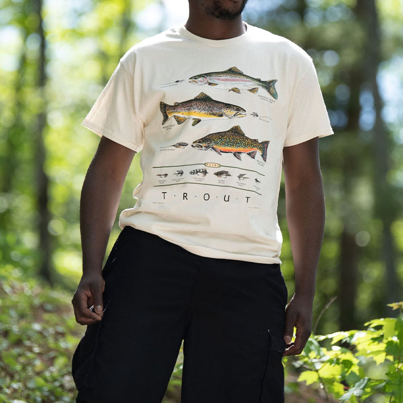 Trout & Flies T-shirt