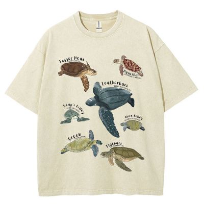 I Am Thankful For Turtle Washed Cotton T Shirt