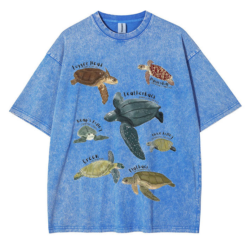 I Am Thankful For Turtle Washed Cotton T Shirt