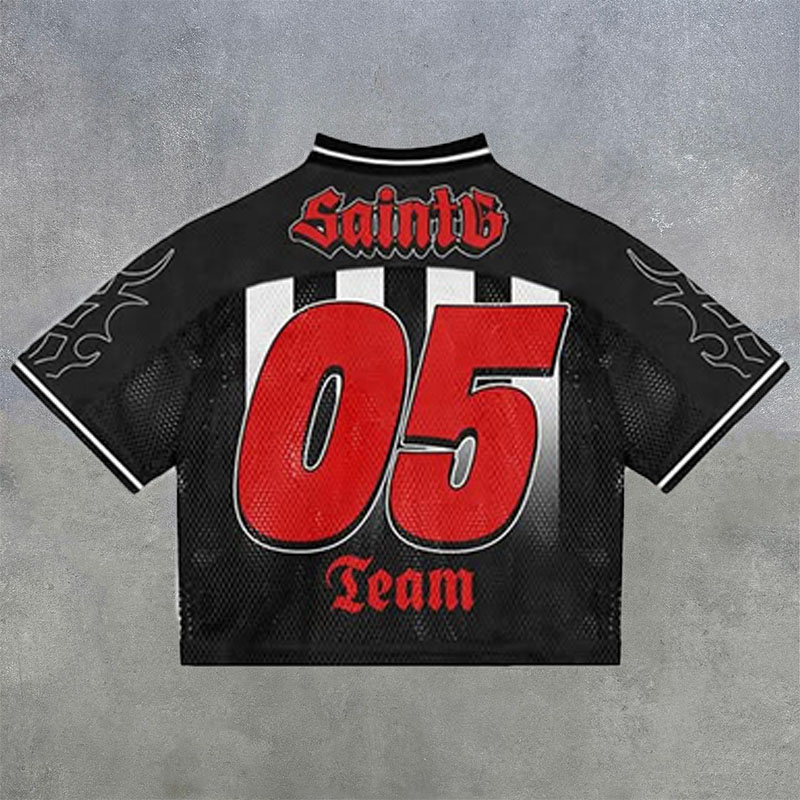 No.05 Digital Print Mesh Jersey