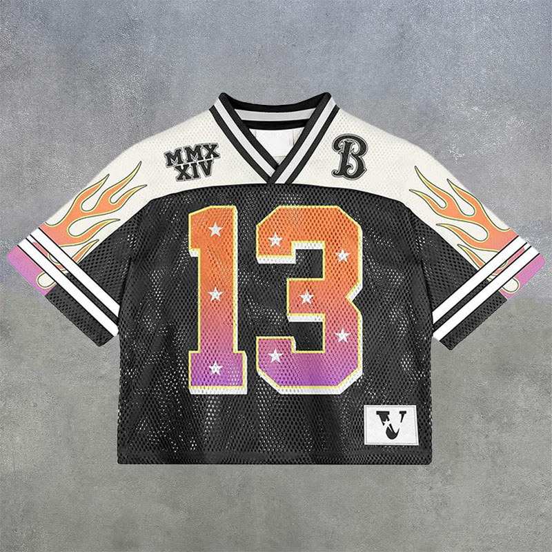 No.13 Digital Graphic Print Jersey