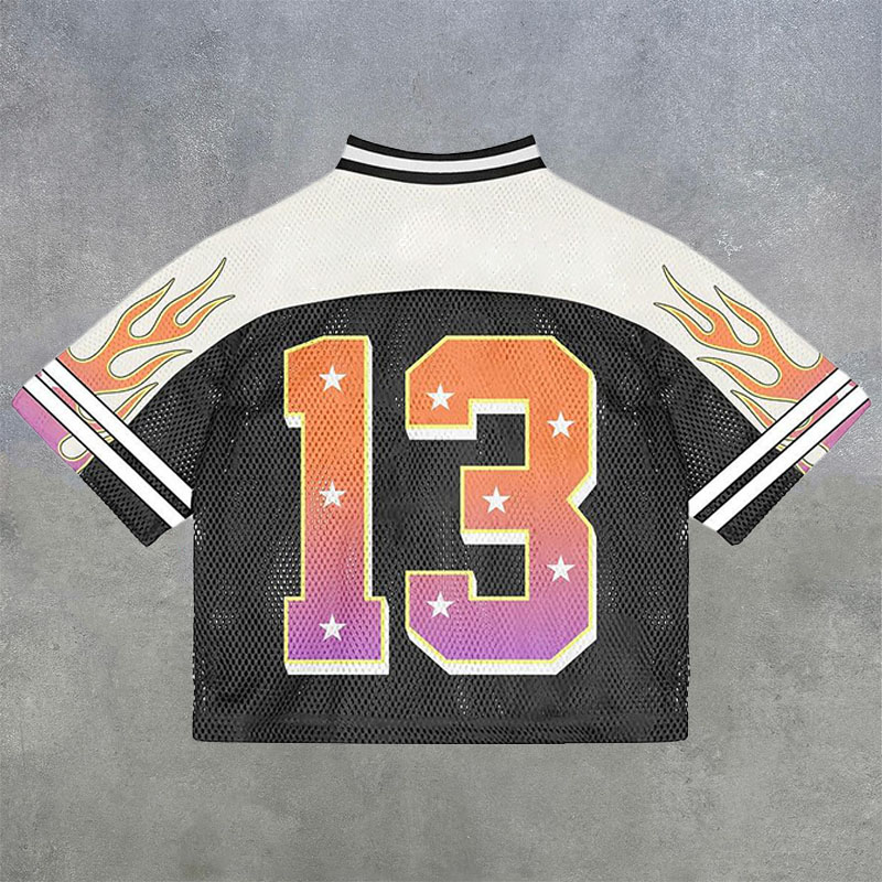 No.13 Digital Graphic Print Jersey