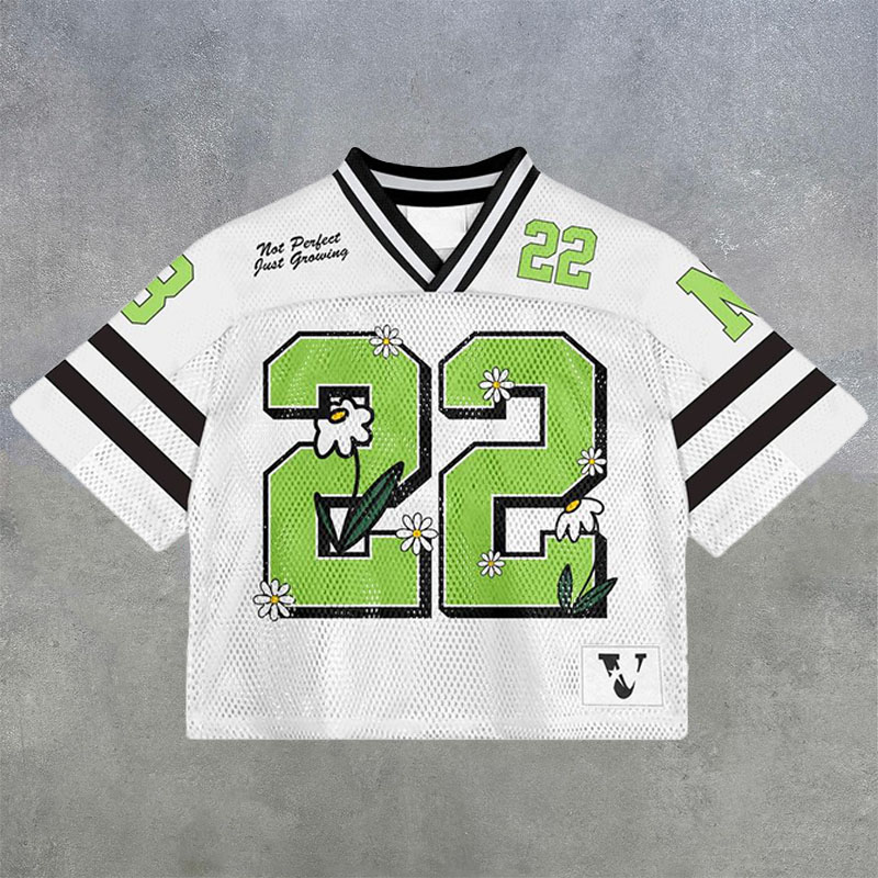 No.22 Graphic Print Short Sleeve Jersey