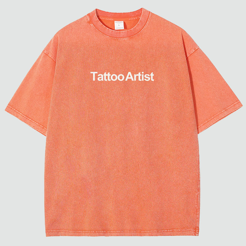 Tattoo Artist Unisex Fit Washed T-Shirt