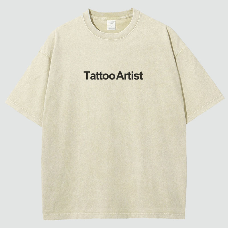 Tattoo Artist Unisex Fit Washed T-Shirt