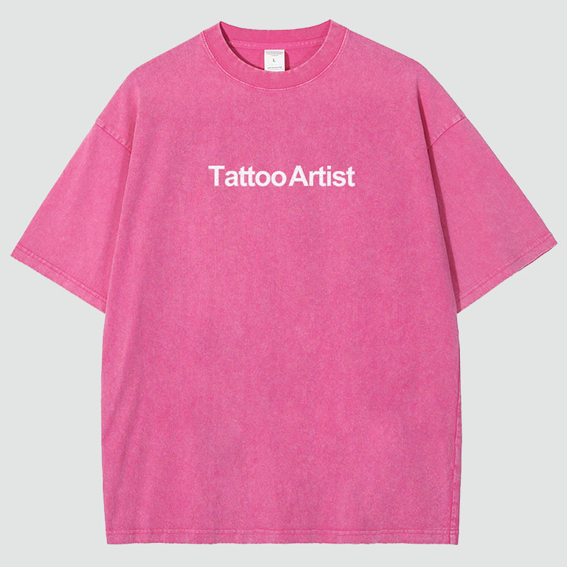 Tattoo Artist Unisex Fit Washed T-Shirt