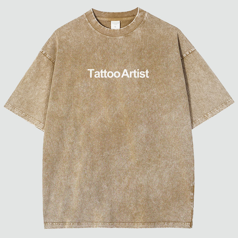 Tattoo Artist Unisex Fit Washed T-Shirt