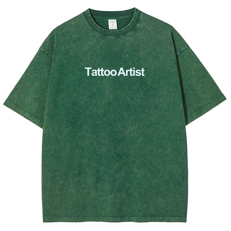 Tattoo Artist Unisex Fit Washed T-Shirt