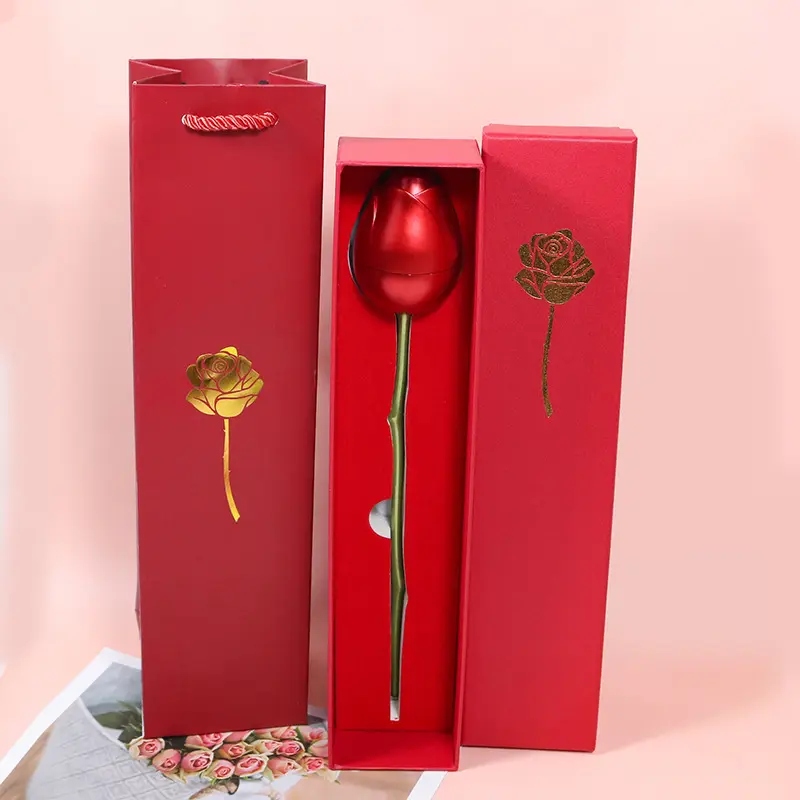 Rose Flower Jewelry Gift Box