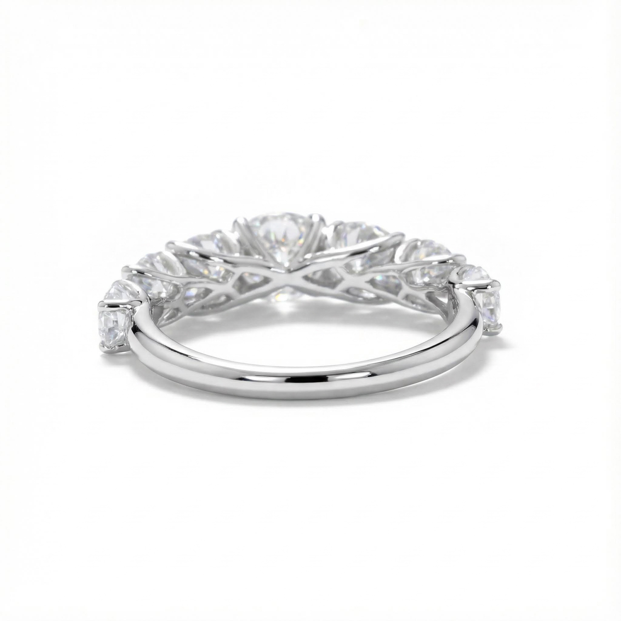 Brilliant Round Cut Wedding Band Brilliant Round Cut Wedding Band