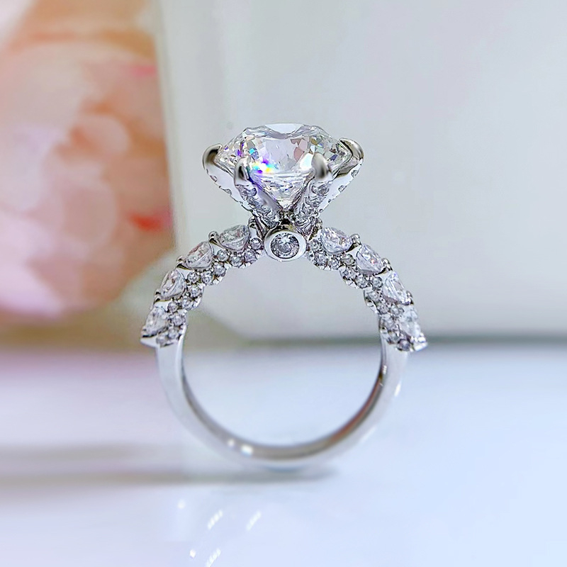 5.4 Ct 6-Claw Solitaire Engagement Ring