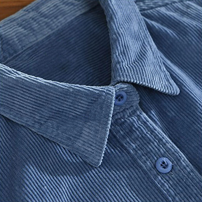 Vintage Casual Corduroy Shirt