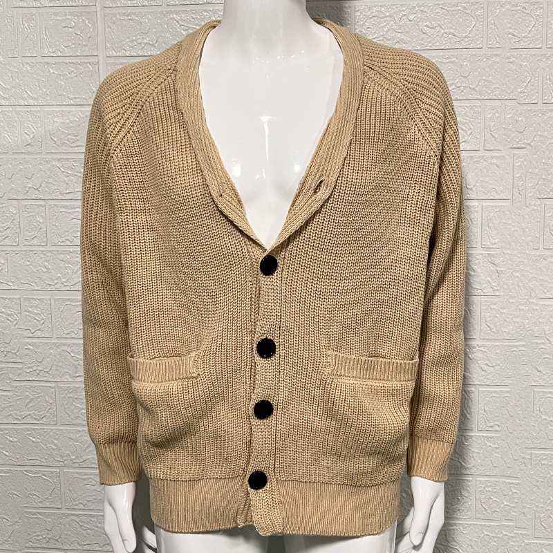 Vintage British Lapel Knit Cardigan