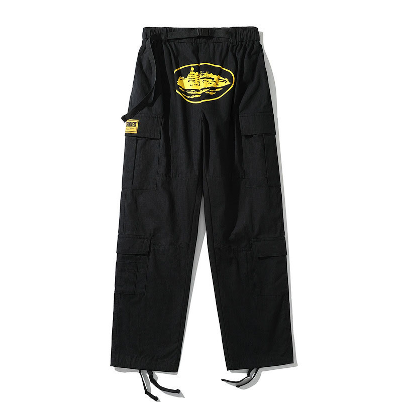 Street Print Multi-Pocket Work Pants