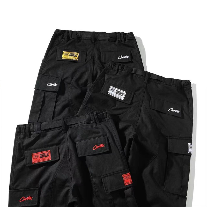 Street Print Multi-Pocket Work Pants