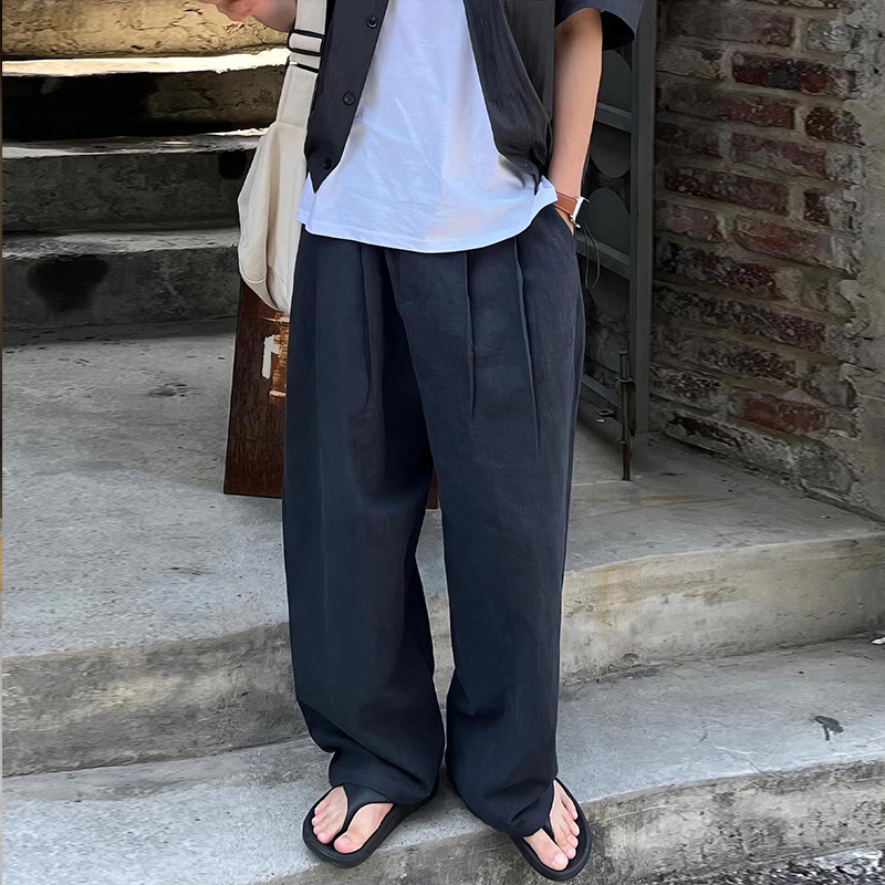 Casual Wide Leg Suit Pants