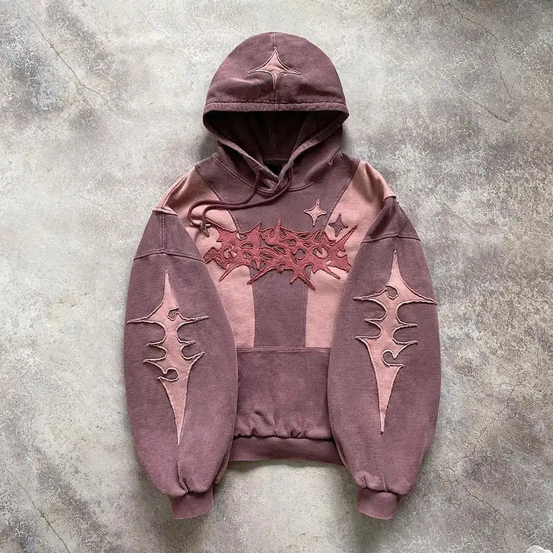 Y2K Collage Deconstructed Hoodie