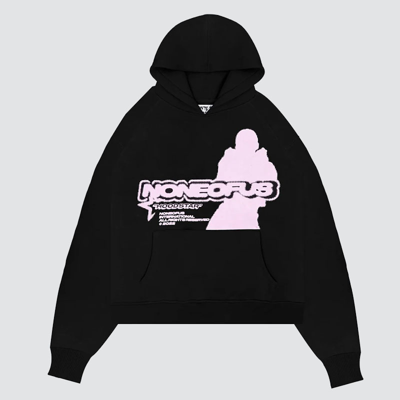 Y2K Monogram Print Hoodie