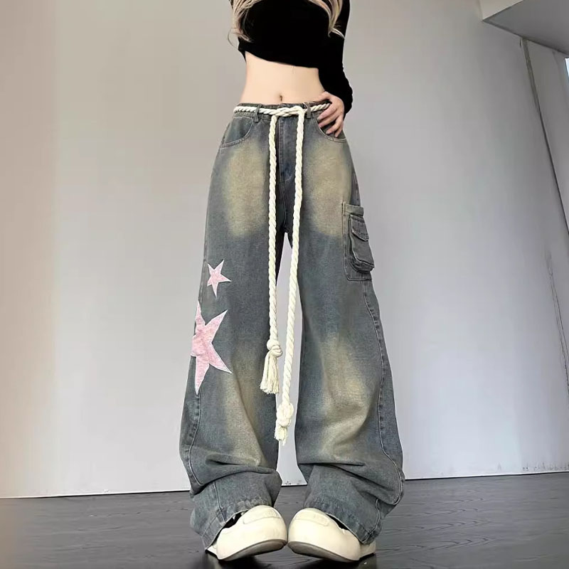 Y2K Vintage Star Jeans