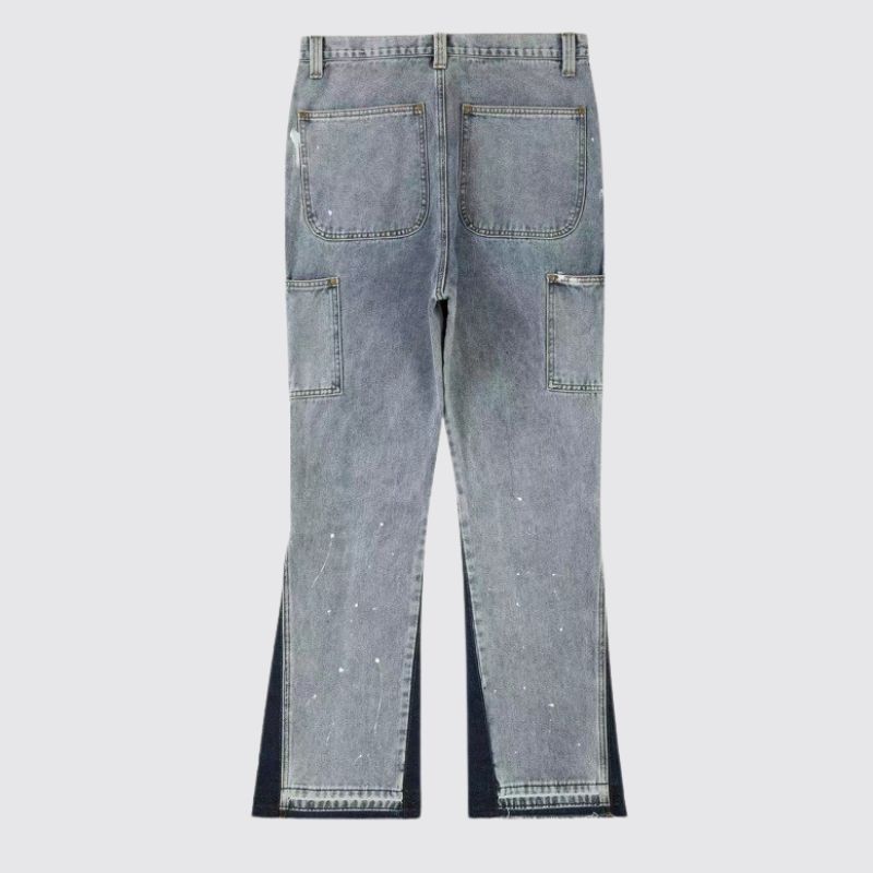 Vintage Washed Paneled Jeans