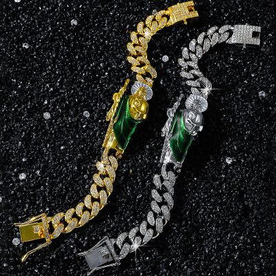 Iced Out St. Jude 12mm Cuban Link Bracelet