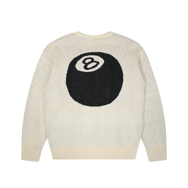 Billiards Black 8 Mohair Sweater