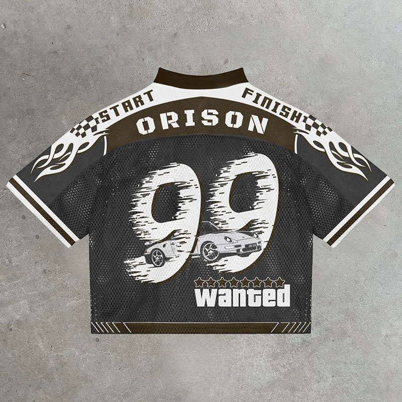 No.59 Digital Print Mesh Jersey