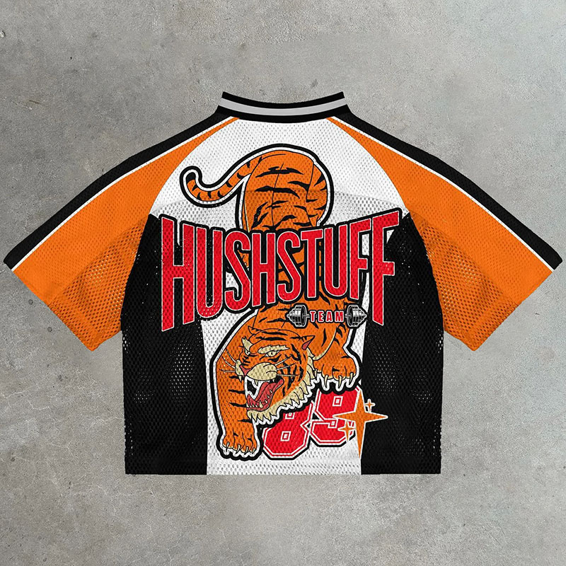 Black Panther Casual Street Mesh Jersey