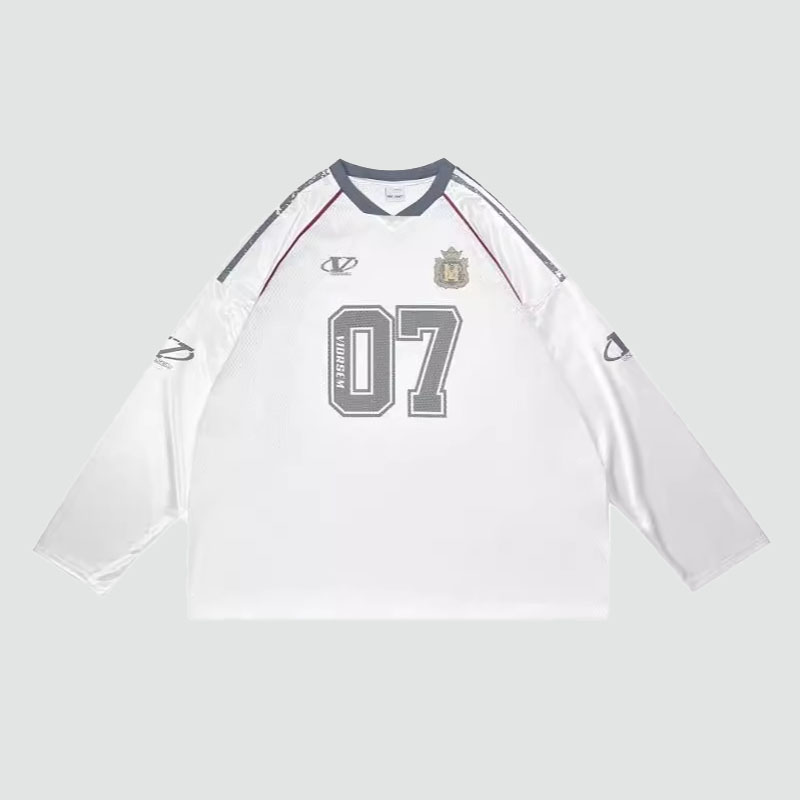 Hip Hop Spliced Mesh Digital Jersey