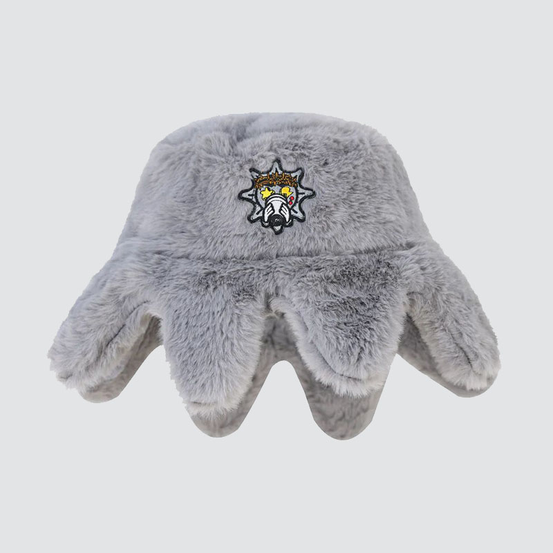 Rabbit Fur Octopus Fisherman's Hat