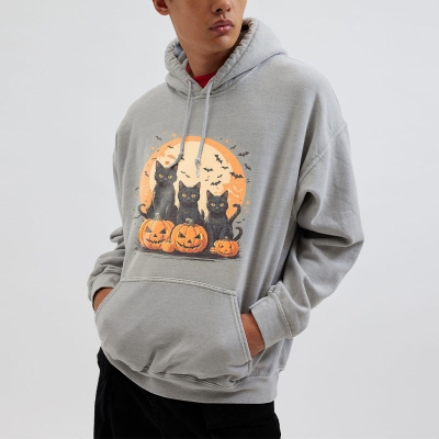 Unisex Halloween Graffiti Hoodie