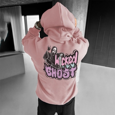 Unisex Halloween Graffiti Hoodie