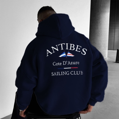 Sailing Club Print Hoodie