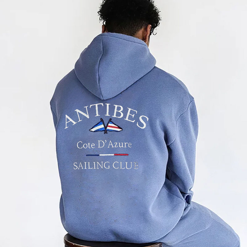 Sailing Club Print Hoodie