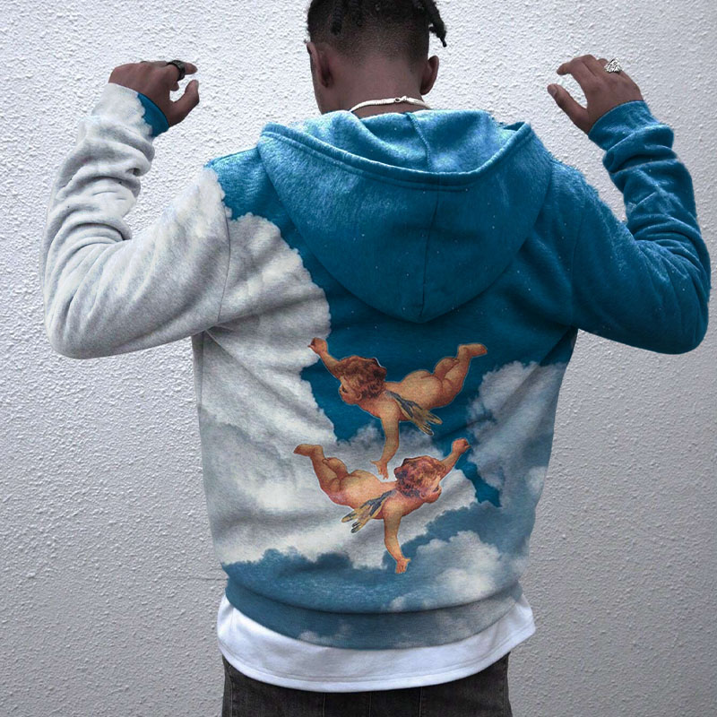 Baroque Angel Zip Hoodie