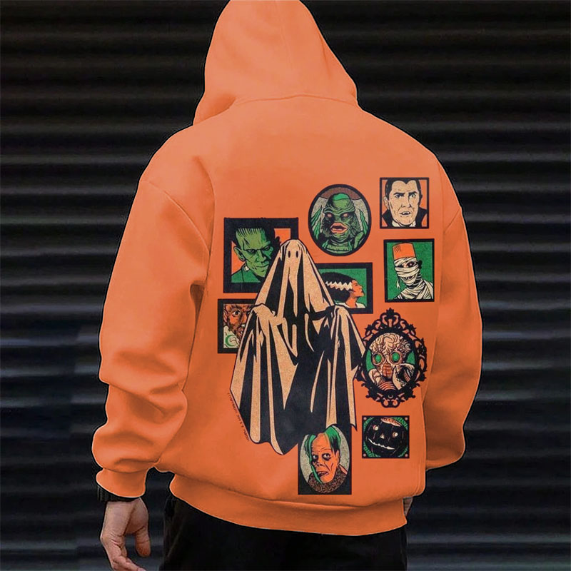 Halloween Print Hoodie