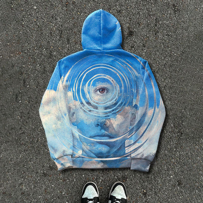 Art Graffiti Zipper Hoodie