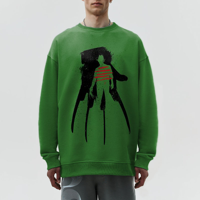 Halloween Graffiti Pullover Sweatshirt